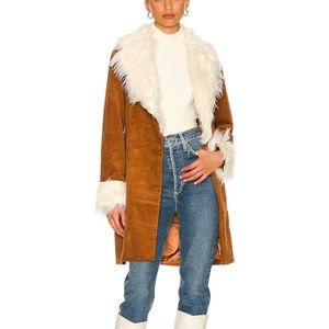 Show Me Your Mumu Penny Lane Coat in Sienna Corduroy